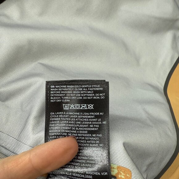 The North Face Verbier GTX Almond Butter Camo Winter Jacket Coat Womens XL NEW - Picture 9 of 12